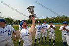 Baseball vs Babson  Wheaton College Baseball players celebrate their victory over Babson to win the NEWMAC Championship for the third year in a row. - (Photo by Keith Nordstrom) : Wheaton, baseball, NEWMAC